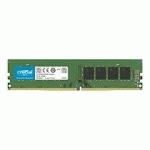 CRUCIAL - DDR4 - MODULE - 4 GO - DIMM 288 BROCHES - 2666 MHZ / PC4-21300 - MÉMOIRE SANS TAMPON