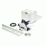 SCIE PLONGEANTE 1200W TS 55 FEBQ-PLUS-FS + RAIL DE GUIDAGE EN COFFRET SYSTAINER SYS3 - FESTOOL - 577010