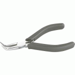 PINCE ÉLECTRONIQUE BEC 1/2 ROND - COUDÉ 45° SAM OUTILLAGE