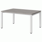 TABLE MALIBU 120X80 T3 SOUDÉ STR ABS BÉTON F186/BLC 9016