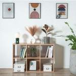 BIBLIOTHÈQUE MAXICUBE 6 CASES CHÊNE CLAIR