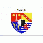 DRAPEAU MOSELLE : DIMENSIONS - 100 X 150 CM