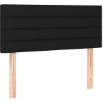 VIDAXL - TÊTE DE LIT NOIR 80X5X78/88 CM TISSU