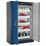 ARMOIRE SÉCURITÉ Q-PEGASUS-90 Q90.195.120.WDAC GRIS/BLEU - MANUTAN COLLECTIVITÉS