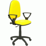 CHAISE AYNA SIMILICUIR BRAS FIXE - JAUNE - PIQUERAS Y CRESPO