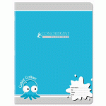 LOT DE 20 - CAHIER CONQUERANT CLASSIQUE AGRAFE 170X220 32P 90G DOUBLE LIGNE 3/10 ASSORTI