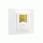 PLAQUE DE FIXATION ET DE FINITION POUR THERMOSTAT PROGRAMMABLE DELTADORE