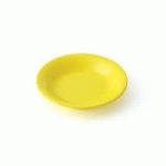 ASSIETTE A FROMAGE RONDE 12 CM MELAMINE JAUNE