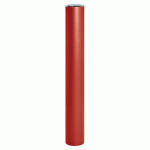BORNE ANTI-BÉLIER Ø 16 CM COUVERCLE INOX ZINC ROUGE 3004 - PROCITY