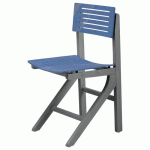 CHAISE EOLE AST - HÊTRE GRAND BLEU - HÊTRE ANTHRACITE - SUNSET CREATION