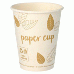 GOBELET EN CARTON PURE - ZÉRO PLASTIQUE - 20/27,6 CL - LOT DE 100