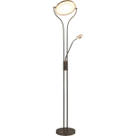 LAMPADAIRE LAMPE SUR PIED LAMPADAIRE SALON 18 W ARGENTÉ 180 CM VARIABLE 72902