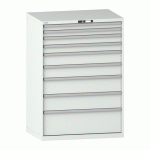 LISTA - ARMOIRE À TIROIRS (HXLXP) 145 X 102,3 X 72,5CM KEY LOCK R7035