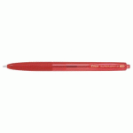 LOT DE 12 - STYLO-BILLE PILOT SUPER GRIP G RÉTRACTABLE POINTE EXTRA LARGE COLORIS ROUGE