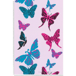 A.S.CREATIONS - PAPIER PEINT ANIMAUX ROSE ET VIOLET | TAPISSERIE AVEC PAPILLON | PAPIERS PEINTS POUR CHAMBRE D'ADO OU CHAMBRE DE PETITE FILLE - 10,05