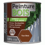 PEINTURE BOIS SATIN BATIR - 05L TON BOIS
