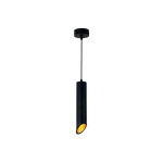 SUSPENSION 15W POUR 1 AMPOULE GU10 NOIR - BLANC CHAUD 2700K