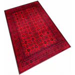 WELLHOME - TAPIS SALON EN POLYESTER ROUGE - 160X230CM - ROUGE