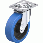 BLICKLE - ROULETTE PIVOTANTE Ø 125MM BANDAGE CAOUTCHOUC NR 150KG - LE-POEV 125R-SB