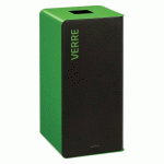 BORNE DE TRI 40 L SANS SERRURE CUBATRI ROSSIGNOL VERT - TRI VERRE