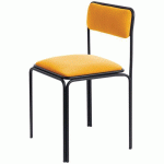 CHAISES BISTROT ASSISE VELOURS SAFRAN - MEET BY PAPERFLOW