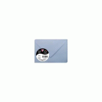 LOT DE 2 - PAQUET DE 20 ENVELOPPES POLLEN 75X100MM 120G/M² - BLEU LAVANDE
