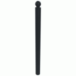 POTELET BOOPI TÊTE BOULE MÉTAL HTR 1 M Ø 76 MM - GRIS 7016 - BUTON DESIGN