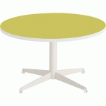 TABLE BASSE TAMARIS PL.VERT ANIS/BLANC PIET.BLANC/TRANSP.