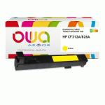 TONER REMANUFACTURÉ OWA - STANDARD - JAUNE - POUR HP CF312A - TONER COMPATIBLE