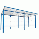 ABRI FUMEURS MODULO 5 M - BLEU 5010 - PROCITY