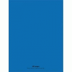 CAHIER ECO - PIQUE - COUVERTURE POLYPRO - 48 PAGES - 24 X 32 CM - 90G - GRANDS CARREAUX - BLEU