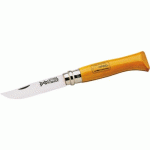 COUTEAU OPINEL AVEC MANCHE EN BOIS VERNI - LONGUEUR LAME 83 MM CT-66 SAM OUTILLAGE