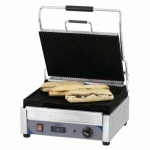 GRILL PANINI AVEC TIMER GRAND PREMIUM CASSELIN - PLAQUES RAINURÉES