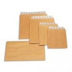 LA COURONNE BOÎTE DE 500 POCHETTES KRAFT ADOUR AUTO-ADHÉSIF 90 GRAMMES FORMAT 176 X 250 B5