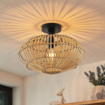 LINDBY MAJEORA PLAFONNIER, BAMBOU, NATUREL