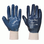 LOT DE 24 - PORTWEST A300 GANT NITRILE, POIGNET TRICOT MARINE - TAILLE XL - LA PAIRE