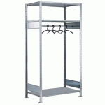 PORTE MANTEAUX EASY-FIX DÉPART LARGEUR:1000 MM CHMAXEL.:45 K - SCHULTE LAGERTECHNIK