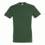 TEE-SHIRT PERSONNALISABLE CLASSIC 150G ADULTE VERT BOUTEILLE