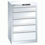 ARMOIRE BLANC PUR 564X572X850 AVEC 5 TIR. 75KG _ 14.256.110 - LISTA
