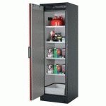 ARMOIRE SÉCURITÉ Q-CLASSIC-90 Q90.195.060 GRIS/ROUGE