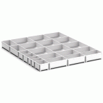 BACS RANGEMENT CUBIO EKK-6775 22 COMPARTIMENTS - BOTT - MANUTAN COLLECTIVITÉS