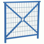 BARRIÈRE LISBONNE 1 M STRUCTURE GRILLAGÉE - ZINC BLEU 5010 - PROCITY