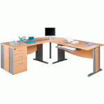 EXTENSION ANGLE À 90° HÊTRE/ALU - MANUTAN COLLECTIVITÉS