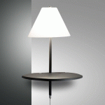 FABAS LUCE APPLIQUE LED GOODNIGHT, PORT USB, BLANC-ANTHRACITE