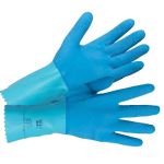 GANTS DE MÉNAGE MAPA JERSETTE 301 BLEUS TAILLE 6, LOT DE 5 PAIRES