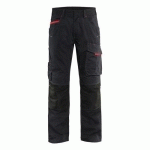 PANTALON DE TRAVAIL SERVICES STRETCH NOIR/ROUGE TAILLE 52C - BLAKLADER