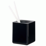 POT À CRAYONS I-LINE, PLASTIQUE, NOIR