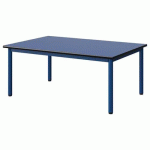 TABLE MALIBU 120X80 T1 4P STRA BLEU U525/NOIR BLEU 5005