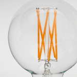 TALA AMPOULE GLOBE LED G95 FILAMENT CLAIR E27 6W 2200K 480LM DIM