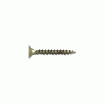 VIS À BOIS AGGLOMÉRÉS TÊTE FRAISÉE POZIDRIVE ACIER ZINGUÉ 6X160 BOÎTE DE 100 - ULTIMA - 10160160